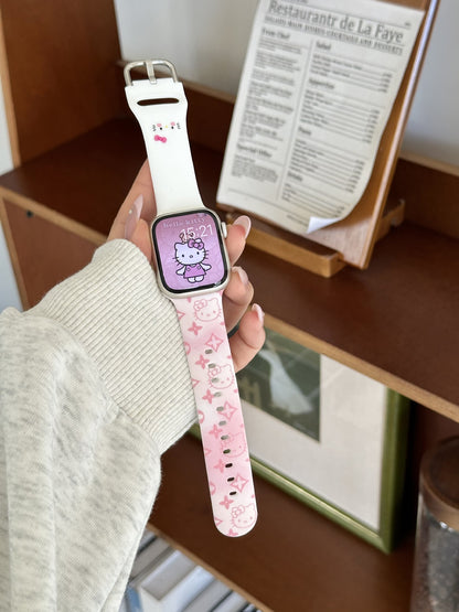 PallaBand Silicone Cute KT Cat Strap (iWatch) - ANI-TECH