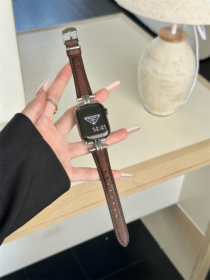 PallaBand Arc de Triomphe Vintage Leather Strap (iWatch) - ANI-TECH