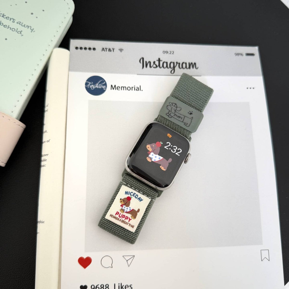 PallaBand Sausage Graffiti Nylon Magnetic Strap (iWatch) - ANI-TECH