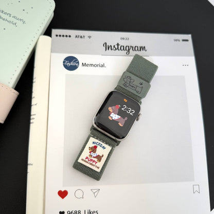 PallaBand Sausage Graffiti Nylon Magnetic Strap (iWatch) - ANI-TECH