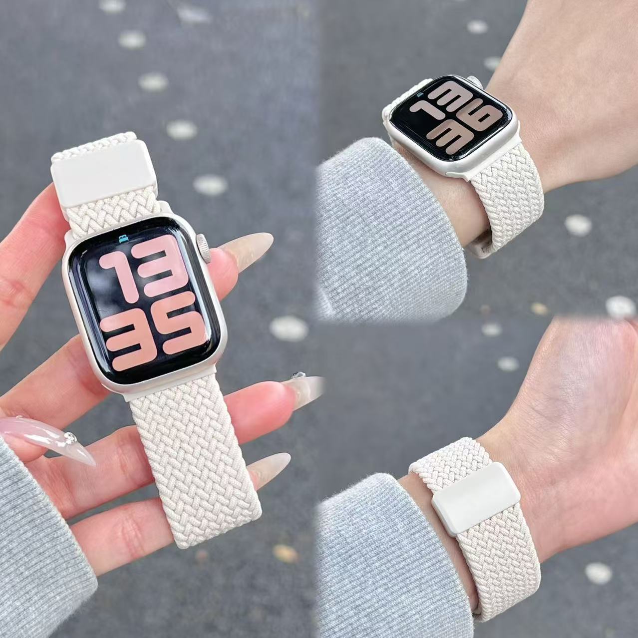 PallaBand Sports Nylon Braided Magnetic Buckle Strap (iWatch) - ANI-TECH