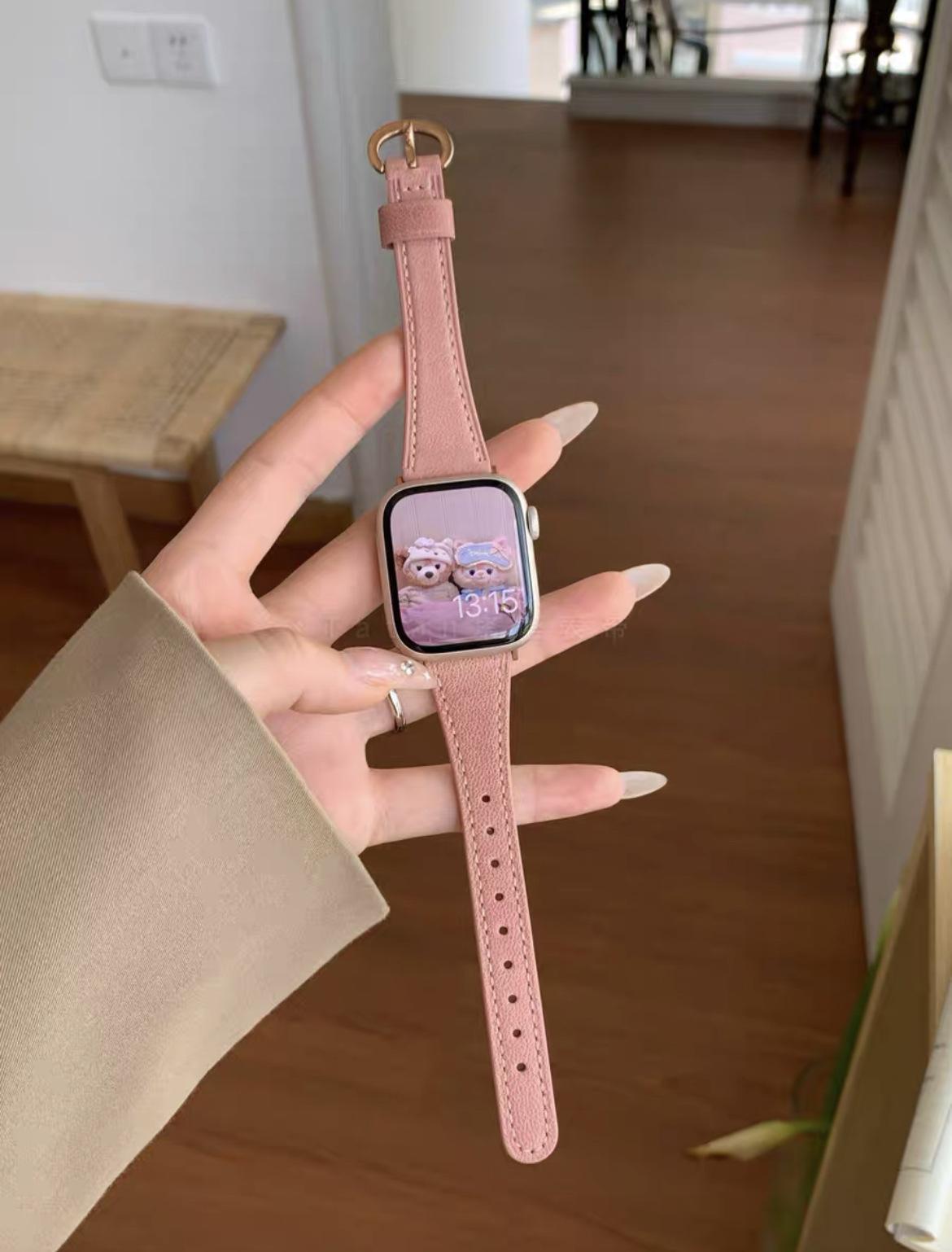 Small Horseshoe Buckle Delicate Leather Strap - ANI-TECH