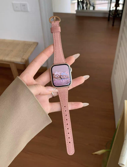 Small Horseshoe Buckle Delicate Leather Strap - ANI-TECH