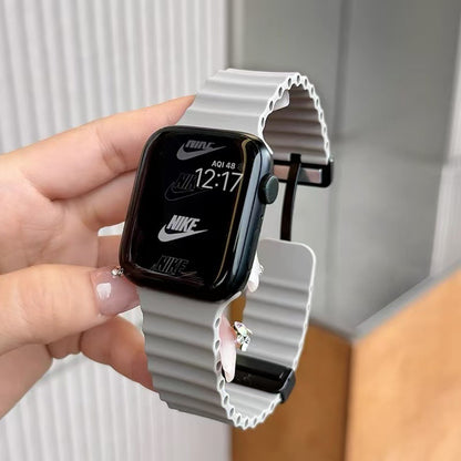 PallaBand Marine Breathable Silicone Magnetic Strap (For iWatch) - ANI-TECH