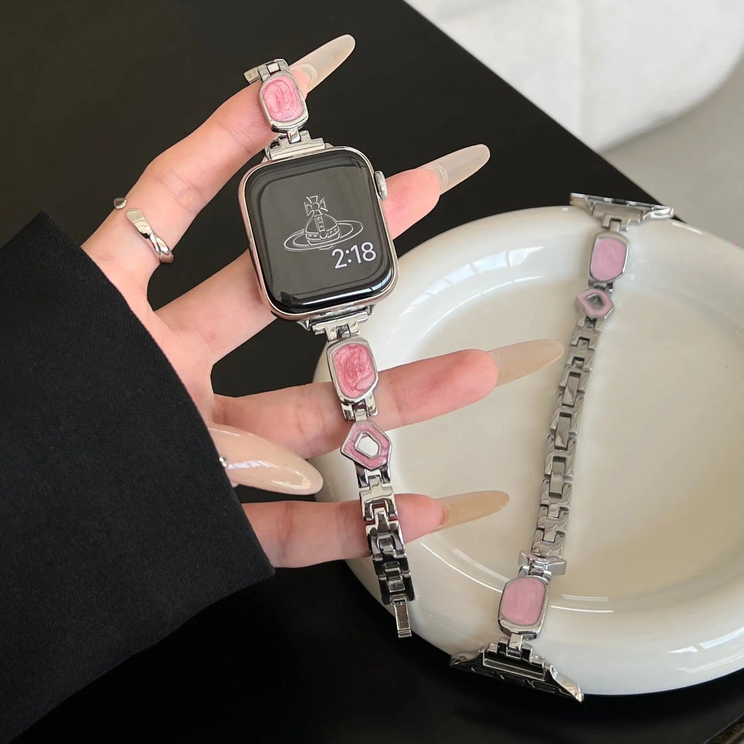 PallaBand Fine Glitter Metal Epoxy Strap (iwatch) - ANI-TECH