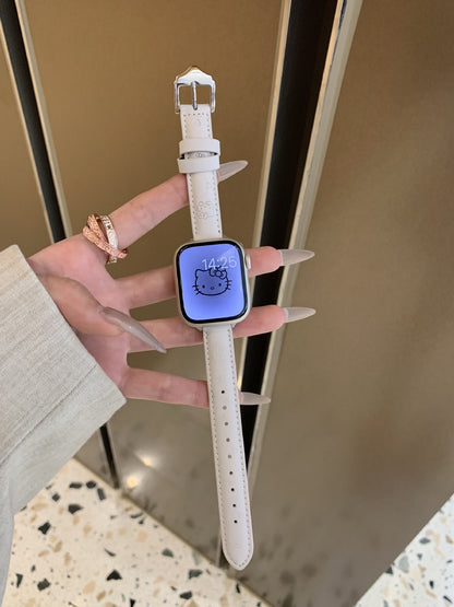 PallaBand Cute KT Cat Leather Fine Strap (iWatch) - ANI-TECH