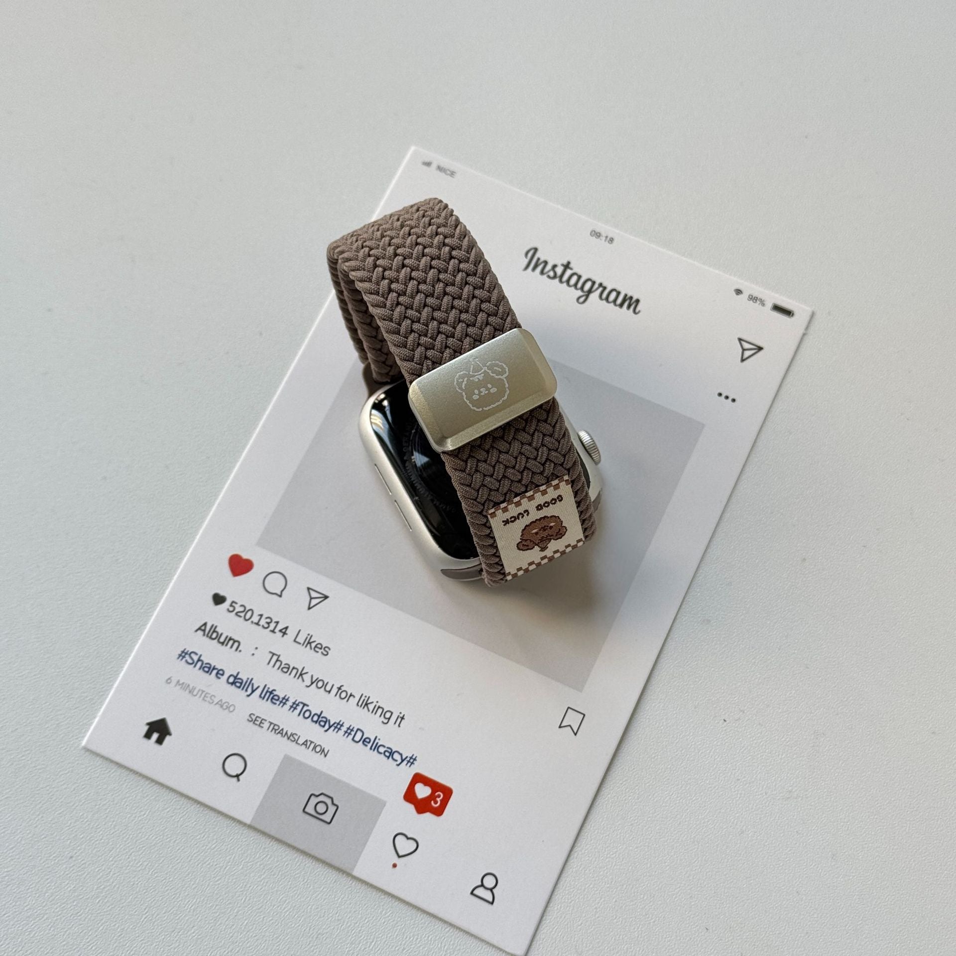 Hat Bear Nylon Braided Magnetic Strap - ANI-TECH