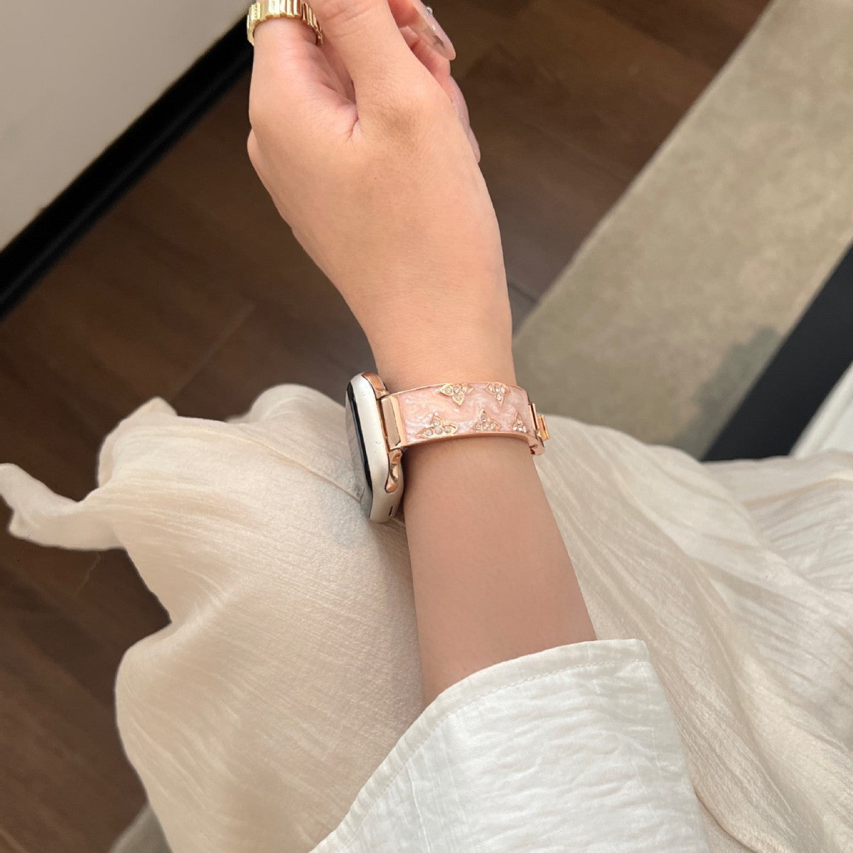 Gilt Diamond Bracelet Metal Strap - ANI-TECH