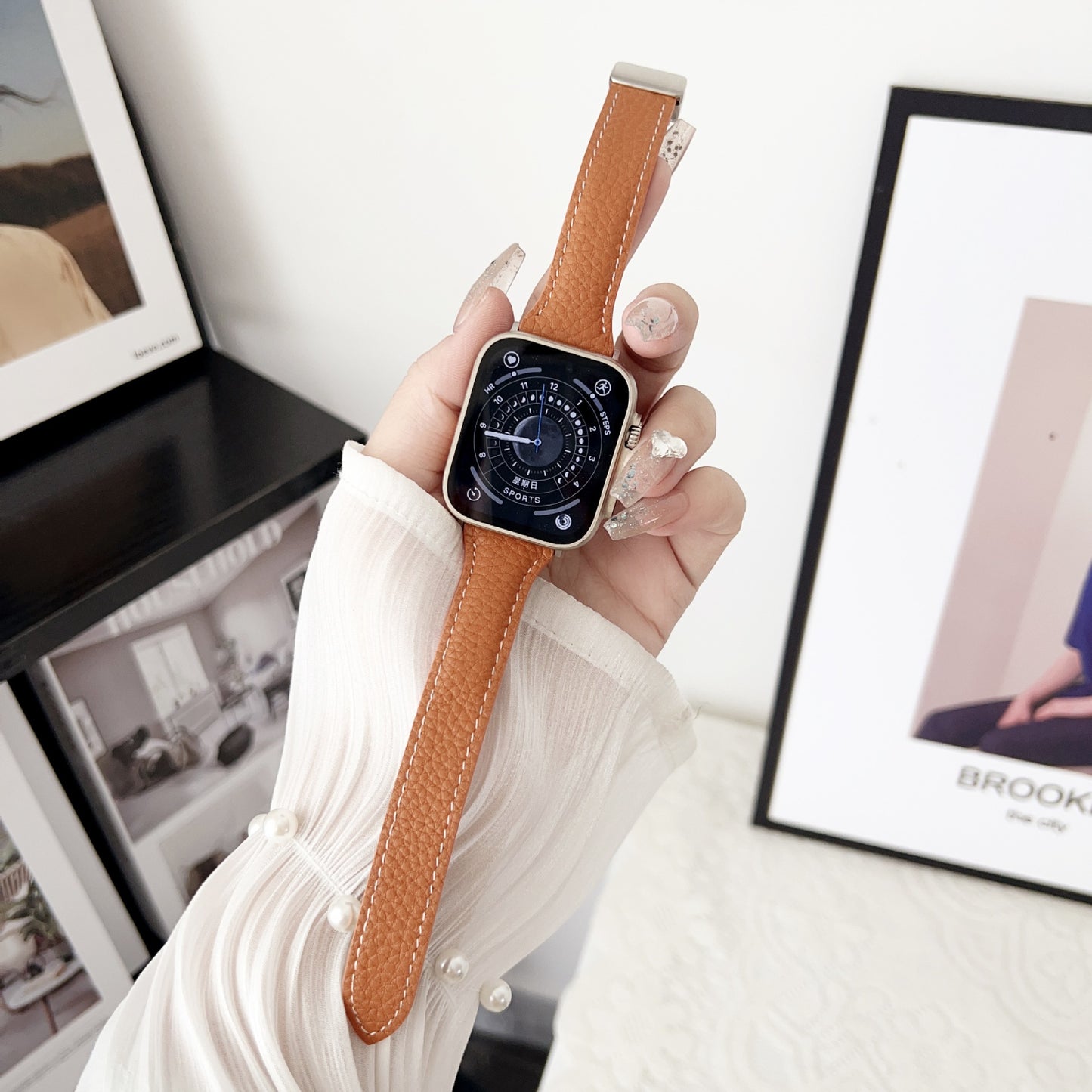 Soft Litchi Grain Magnetic Buckle Strap - ANI-TECH