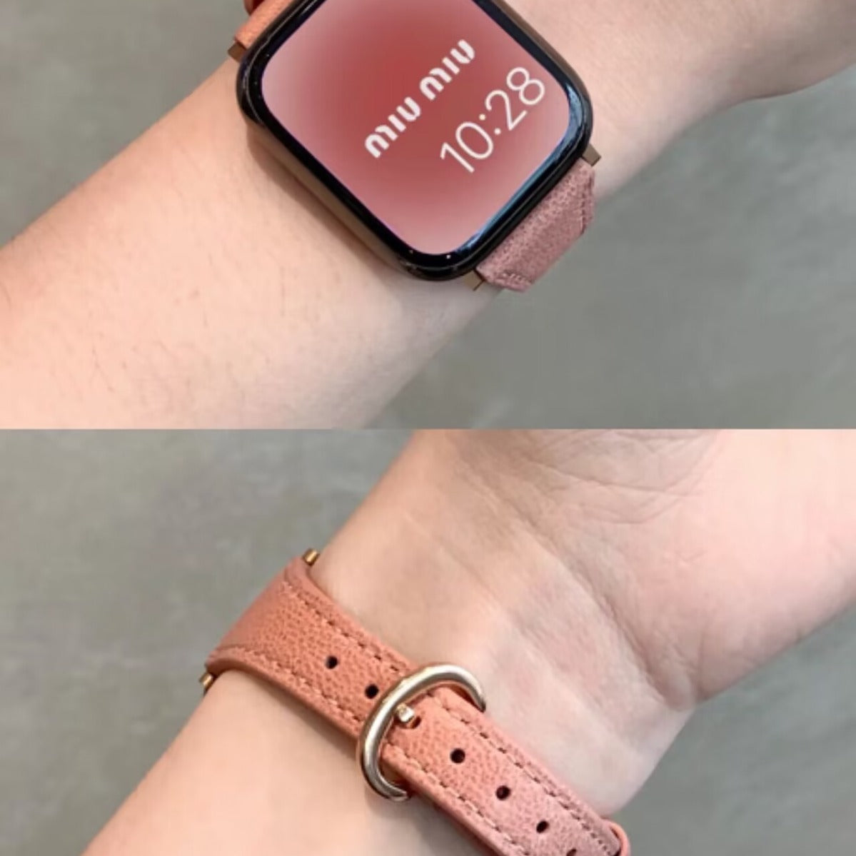 PallaBand Small Horseshoe Buckle Delicate Leather Strap - ANI-TECH