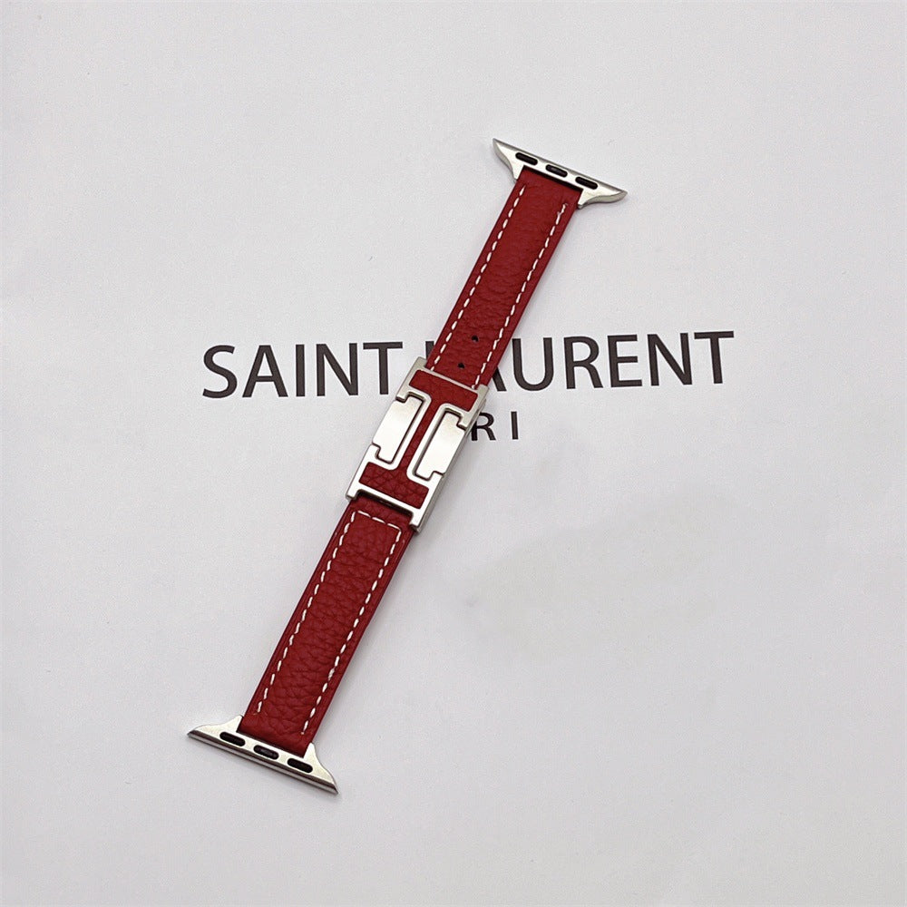 Pallaband ™️ Fine Edge Litchi H Magnetic Buckle Strap - ANI-TECH