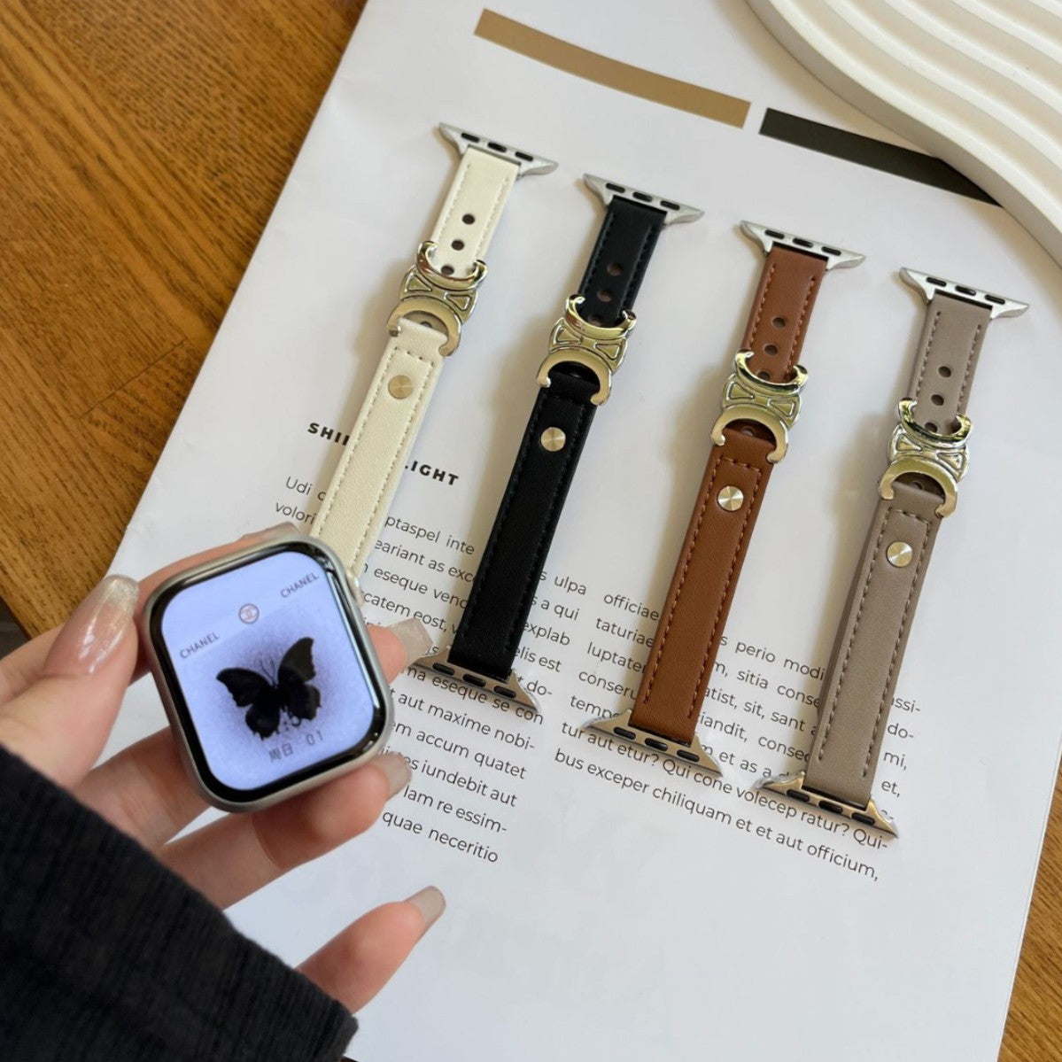 PallaBand's new Arc de Triomphe leather strap (iWatch) - ANI-TECH