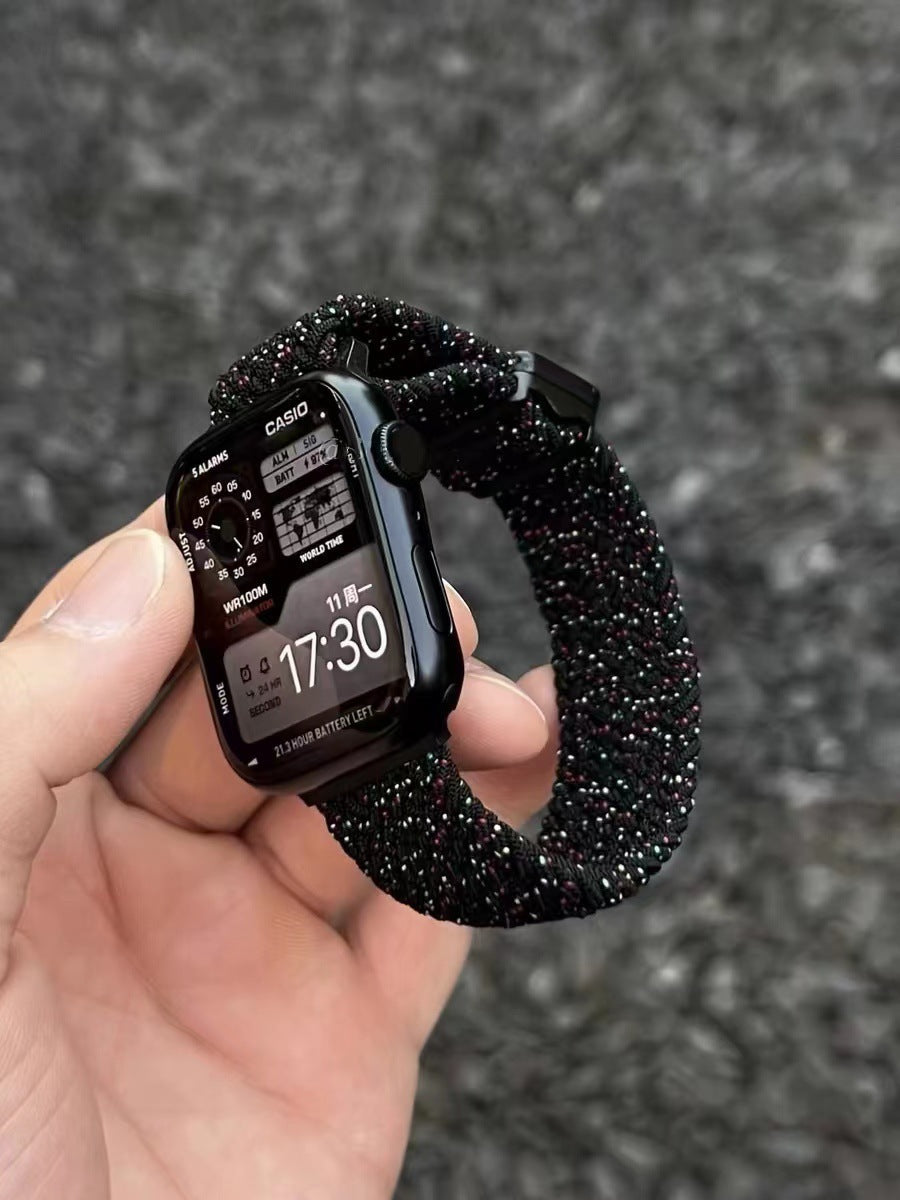 PallaBand Simple Textured Nylon Braided Magnetic Strap (iWatch) - ANI-TECH