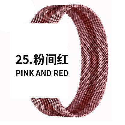 Pallaband ™️ Milanese iwatch1-9th Generation SE Stainless Steel Magnetic Buckle Strap - ANI-TECH
