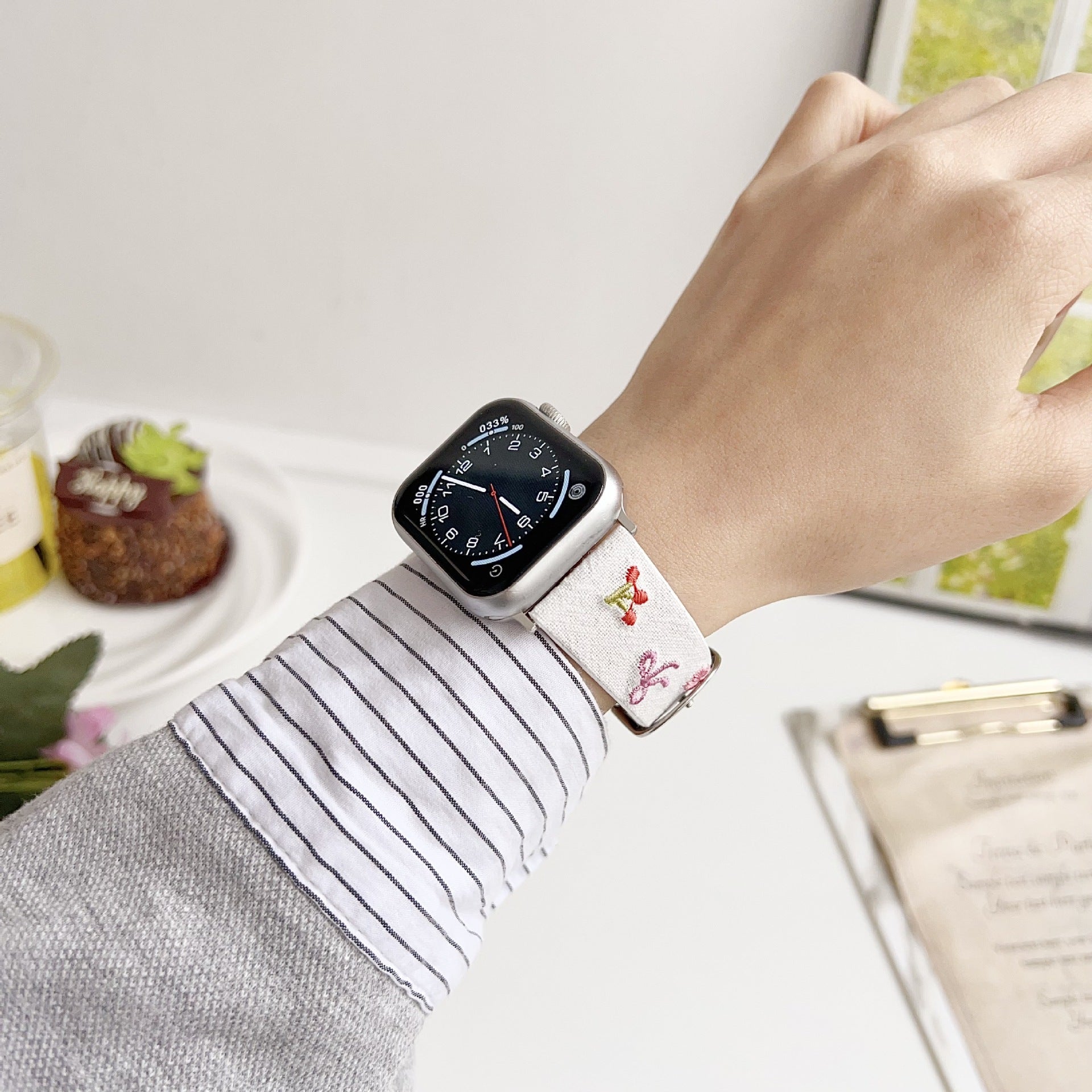 Pallaband™️ Bow cherry thorn leather strap - ANI-TECH