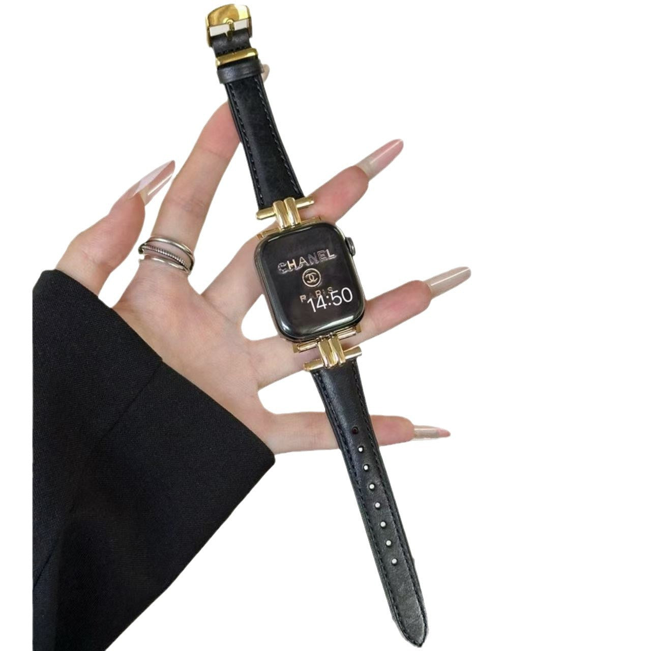PallaBand Arc de Triomphe Vintage Leather Strap (iWatch) - ANI-TECH