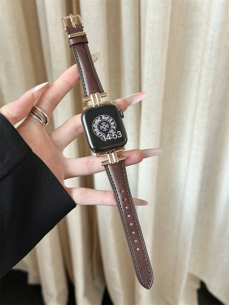 PallaBand Arc de Triomphe Vintage Leather Strap (iWatch) - ANI-TECH