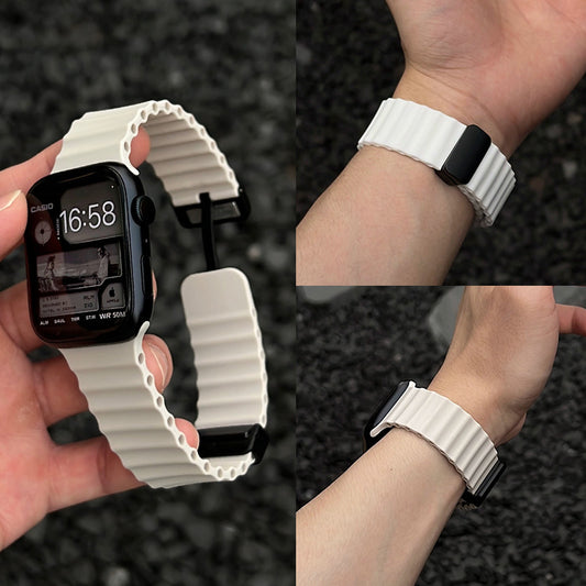 PallaBand Marine Breathable Silicone Magnetic Strap (For iWatch) - ANI-TECH